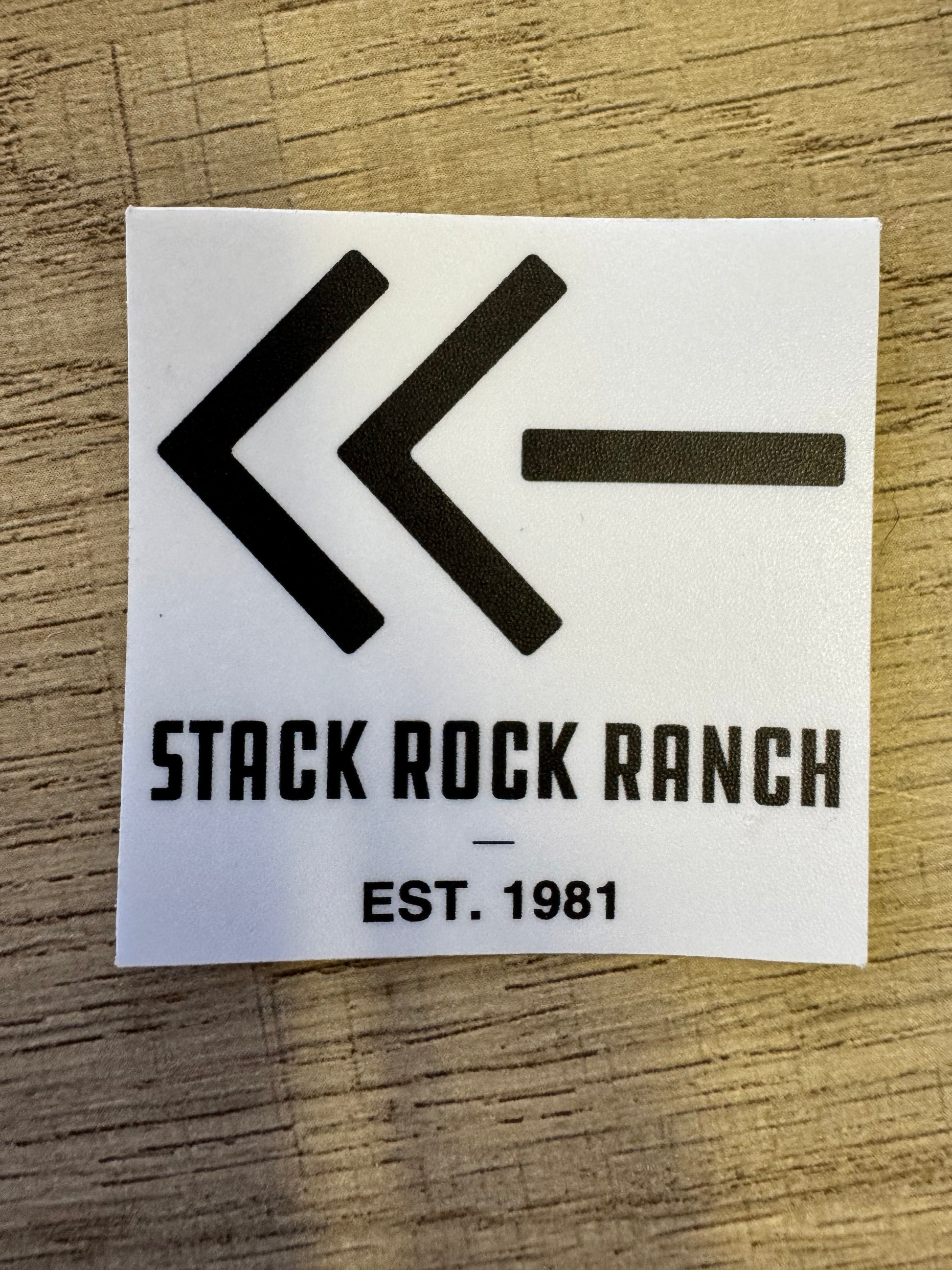 2x2 Stack Rock Ranch Sticker