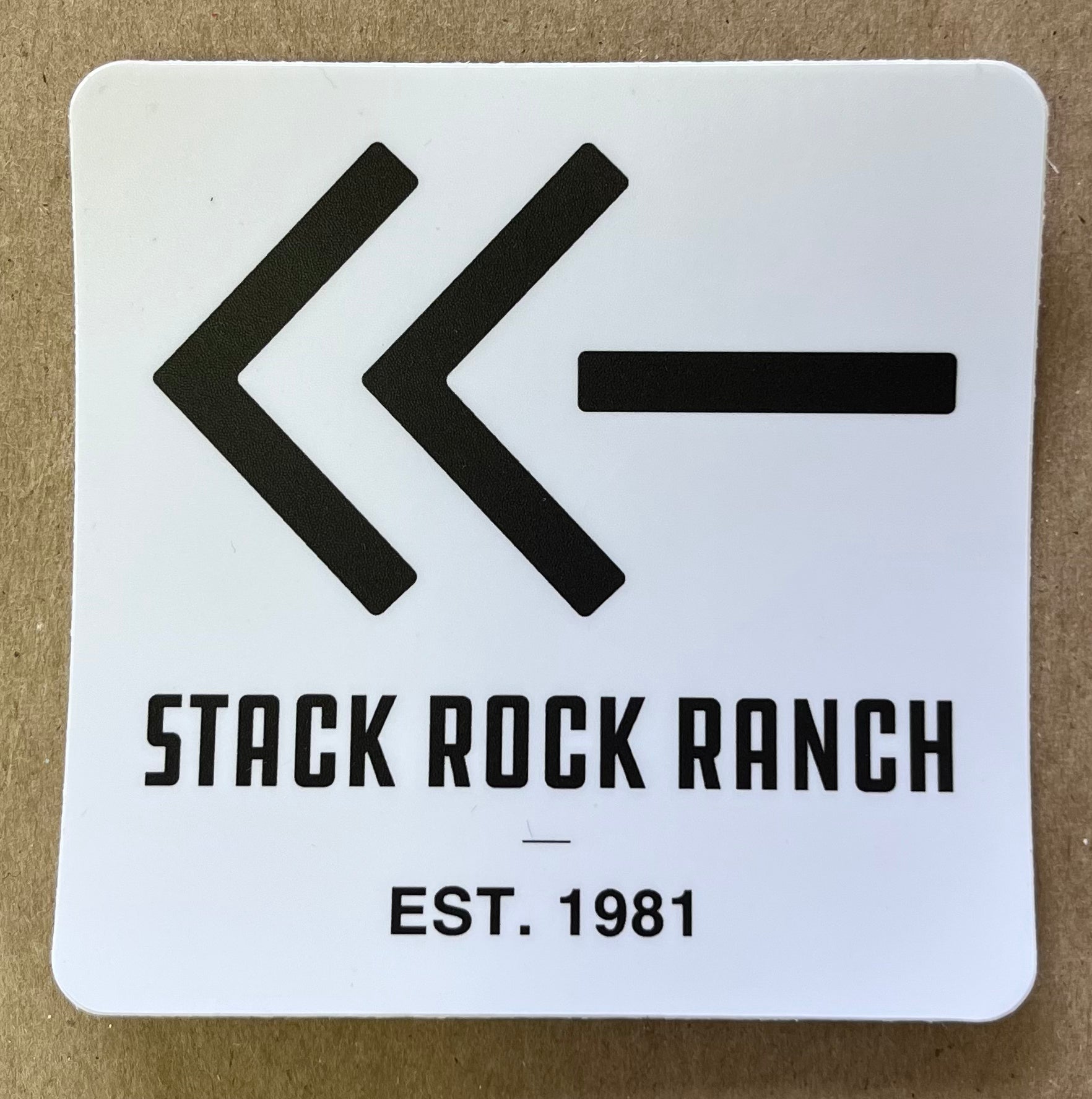 5x5 Stack Rock Ranch Sticker